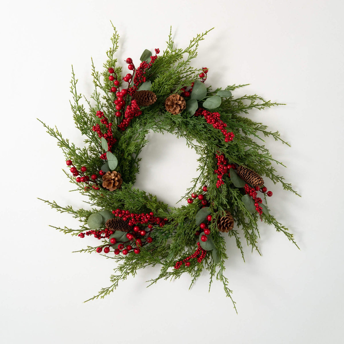 24" Cedar Berry Wreath