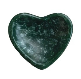 Marbled Resin Heart Shaped Dish