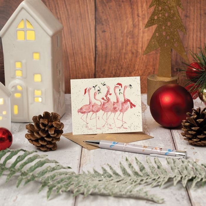 Flamingle Bells' Enclosure Card