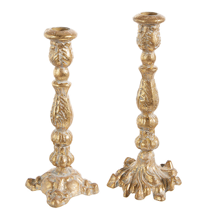 Gold Candle Stick- Large